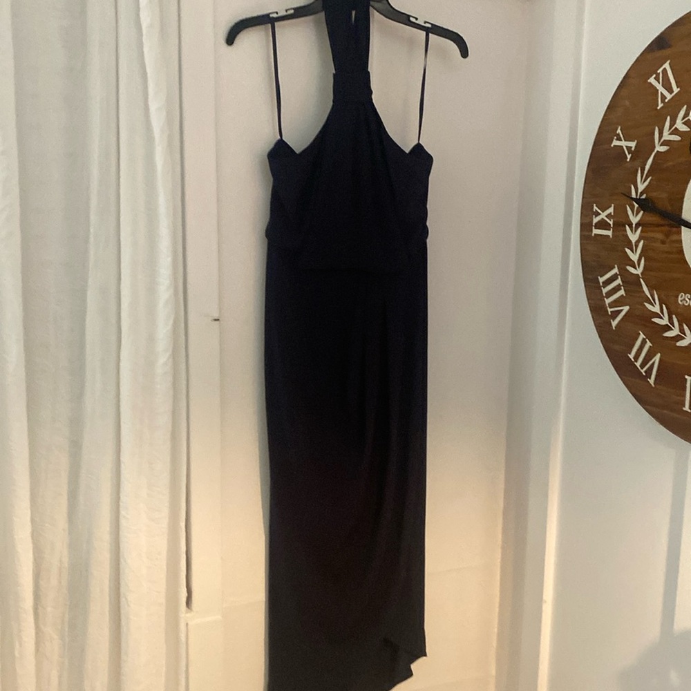 Navy blue Shona joy halter dress beautiful 
Never worn no tags